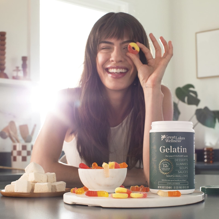 Great Lakes Wellness, Желатин, без добавок, 454 г (16 унций)
