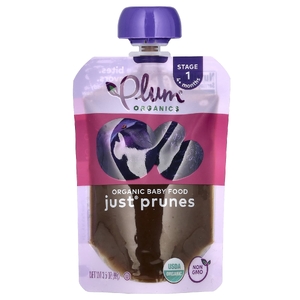 Plum Organics, органическое детское питание, для детей от 4 месяцев, чернослив, 99 г (3,5 унции)