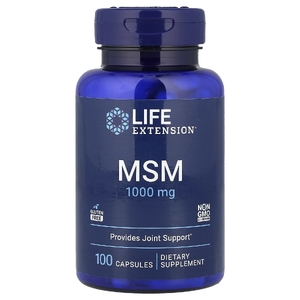 Life Extension, МСМ, 100 капсул (1000 мг в каждой капсуле)