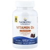 Nordic Naturals, жевательный витамин D3, со вкусом лесных ягод, 25 мкг (1000 МЕ), 120 жевательных таблеток