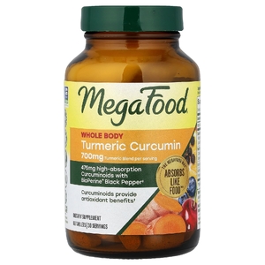 MegaFood, Куркумин, для всего тела, 60 таблеток
