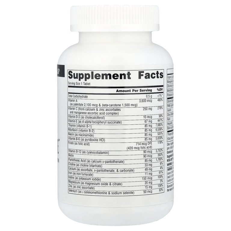 Source Naturals, высокоэффективный мультивитаминный комплекс с минералами, 180 таблеток