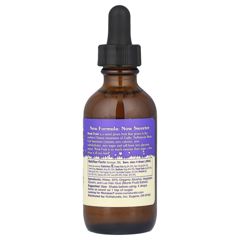 NuNaturals, Подсластитель из архата, 59 мл (2 унции)