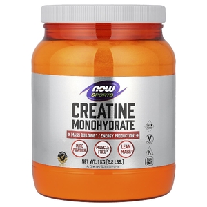 NOW Foods, Спорт, моногидрат креатина, 1 кг (2,2 фунта)