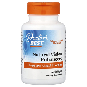 Doctor's Best, натуральная добавка для улучшения зрения, 60 желатиновых капсул