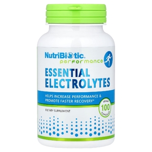 NutriBiotic, незаменимые электролиты, 100 веганских капсул