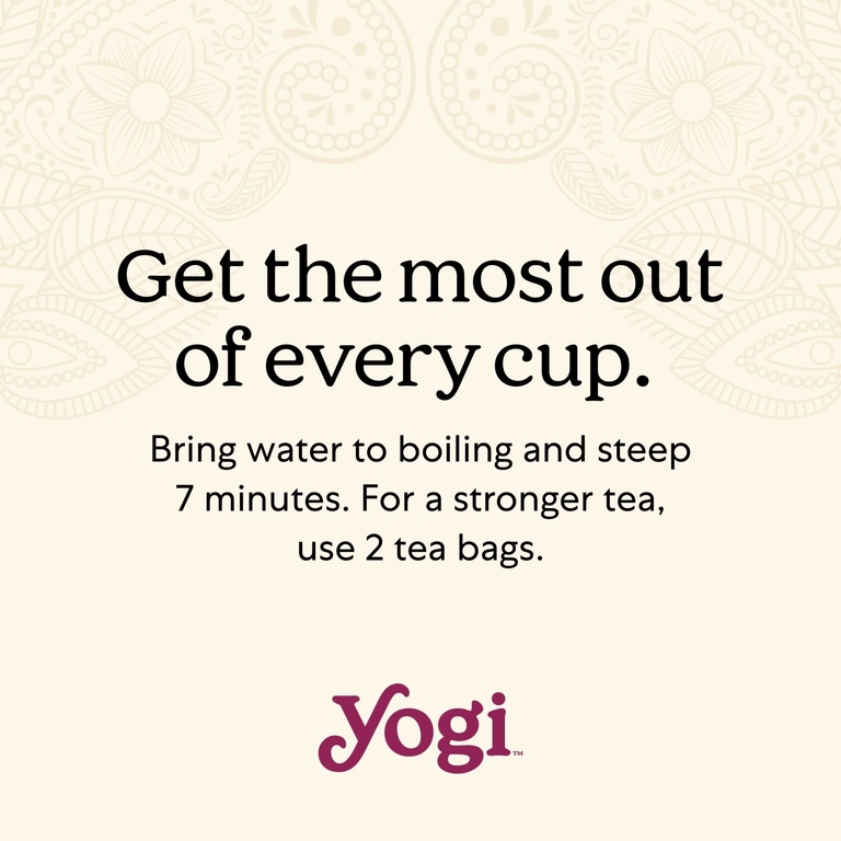 Yogi Tea, имбирь, без кофеина, 16 чайных пакетиков, 32 г (1,12 унции)