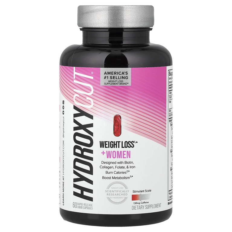 Hydroxycut, Для снижения веса для женщин, 60 жидких капсул с быстрым высвобождением