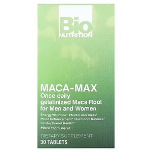 Bio Nutrition, перуанская мака для мужчин и женщин, 30 таблеток