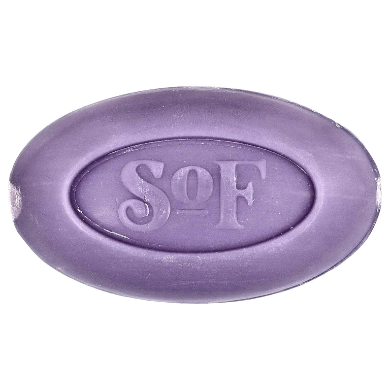 SoF, кусковое мыло тройного помола с маслом ши, лаванда, 170 г (6 унций)