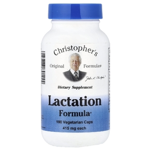 Christopher's Original Formulas, средство для лактации, 100 вегетарианских капсул
