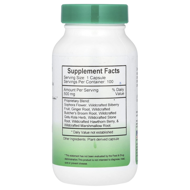 Christopher's Original Formulas, комплекс для общего здоровья вен, 100 вегетарианских капсул