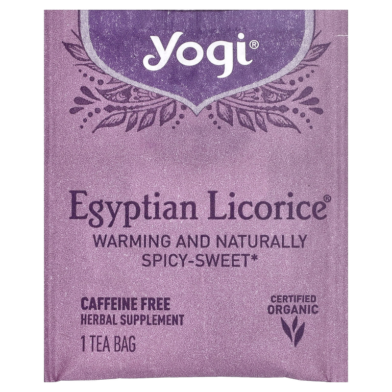 Yogi Tea, чай с солодкой без кофеина, 16 чайных пакетиков, 36 г (1,27 унции)