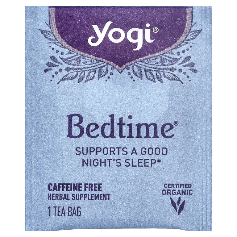 Yogi Tea, чай для спокойного сна без кофеина, 16 чайных пакетиков, 24 г