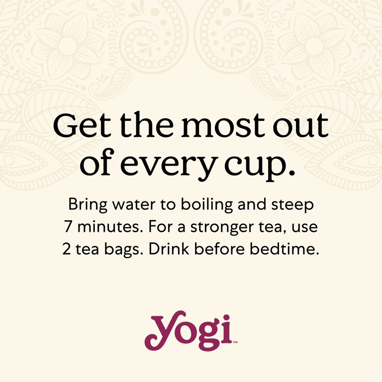 Yogi Tea, чай для спокойного сна без кофеина, 16 чайных пакетиков, 24 г