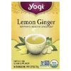 Yogi Tea, лимон и имбирь, без кофеина, 16 чайных пакетиков, 36 г (1,27 унции)