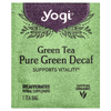 Yogi Tea, чистый зеленый чай, без кофеина, 16 чайных пакетиков, 31 г (1,09 унции)