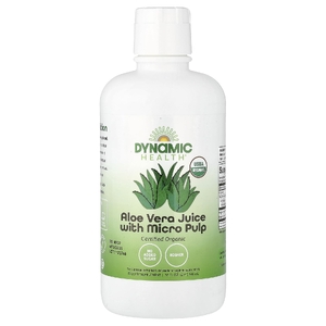 Dynamic Health, сок алоэ вера с микроцеллюлозой, 946 мл (32 жидк. унции)