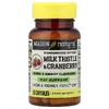 Mason Natural, Расторопша и клюква, стандартизированный экстракт, 60 капсул