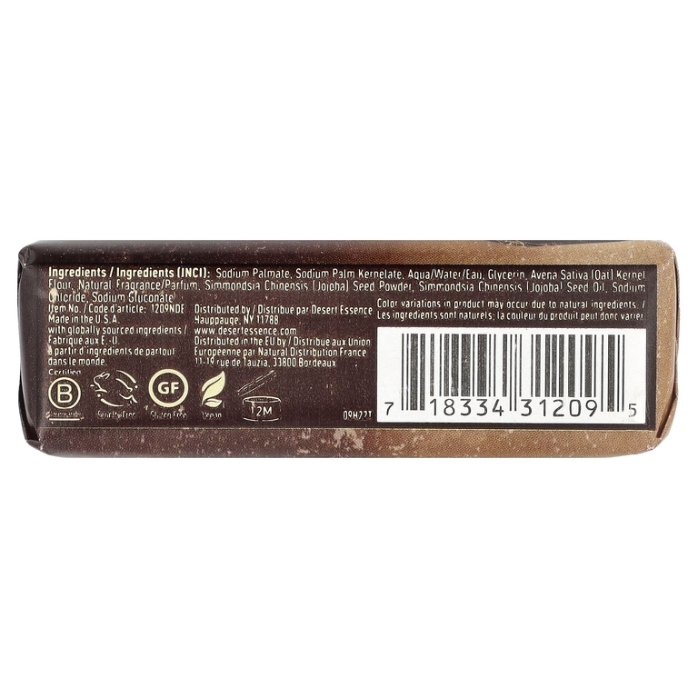 Desert Essence, Мыло, кремовый кокос, 5 унций (142 г)
