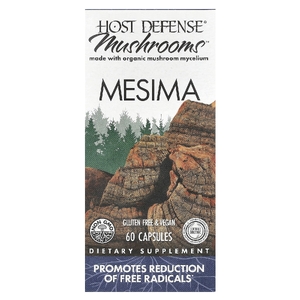 Host Defense, Mushrooms ™, Mesima, 60 капсул (0,5 г в 1 капсуле)