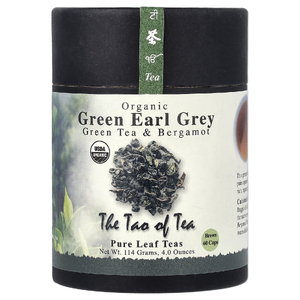 The Tao of Tea, органический зеленый чай и бергамот, зеленый бергамот, 115 г (4 унции)
