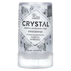 CRYSTAL, минеральный дезодорант-карандаш, без запаха, 40 г (1,5 унции)