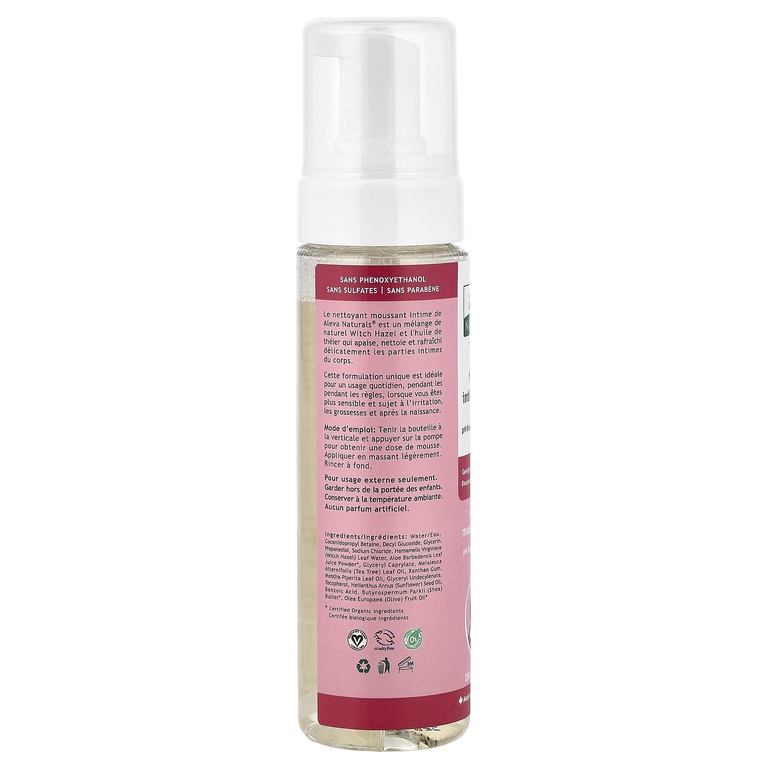 Aleva Naturals, пенка для интимной гигиены, 200 мл (6,75 жидк. унции)