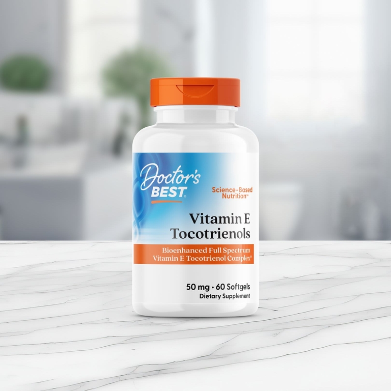 Doctor's Best, токотриенолы, витамин E, 60 капсул