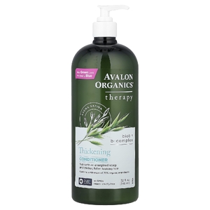 Avalon Organics, кондиционер для густоты волос, с биотином и витамином группы B, 946 мл (32 жидк. унции)