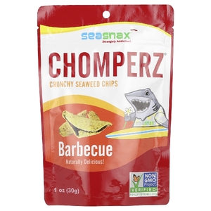 SeaSnax, хрустящие чипсы из морских водорослей, со вкусом барбекю, 1 унция (30 г)