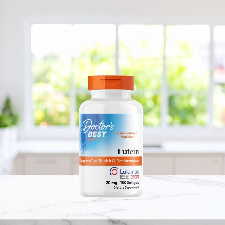Doctor's Best, лютеин, 20 мг, 180 желатиновых капсул
