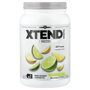XTEND, добавка с 7 г аминокислот с разветвленной цепью, со вкусом лимона и лайма, 1,22 кг (2,68 фунта)
