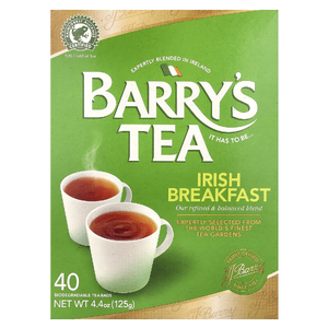 Barry's Tea, черный чай, ирландский завтрак, 40 чайных пакетиков, 125 г (4,4 унции)