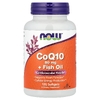 NOW Foods, коэнзим Q10 и рыбий жир, 120 капсул