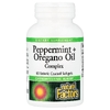 Natural Factors, комплекс из перечной мяты и масла орегано, 60 капсул, покрытых кишечнорастворимой оболочкой