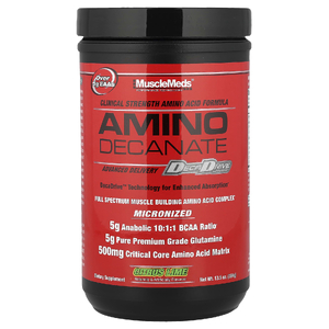 MuscleMeds, аминокислотный деканат, с цитрусовым вкусом и лаймом, 384 г (13,5 унции)