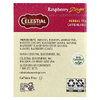 Celestial Seasonings, травяной чай, со вкусом пикантной малины, без кофеина, 20 чайных пакетиков, 45 г (1,6 унции)