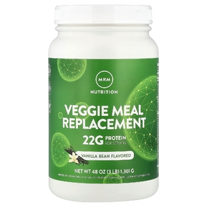 MRM Nutrition, Растительный заменитель питания, ваниль и бобы, 3 фунта (1361 г)