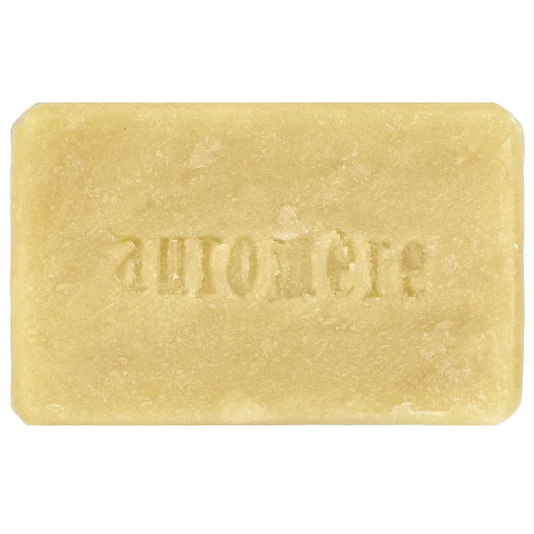 Auromere, аюрведическое кусковое мыло с ним, сандал и куркума, 78 г (2,75 унции)