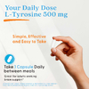 Doctor's Best, Best, L-тирозин, 500 мг, 120 вегетарианских капсул