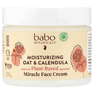 Babo Botanicals, Miracle, крем для лица, увлажняющий крем с овсом и календулой, 57 г (2 унции)