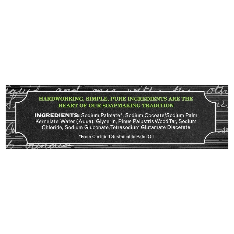 The Grandpa Soap Co., Мыло для лица и тела, сосновый деготь, 120 г (4,25 унции)
