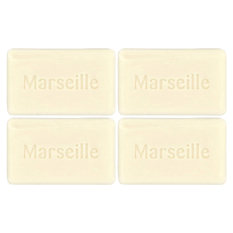 A La Maison de Provence, мыло для рук и тела, сладкий миндаль, 4 бруска по 100 г (3,5 унции)