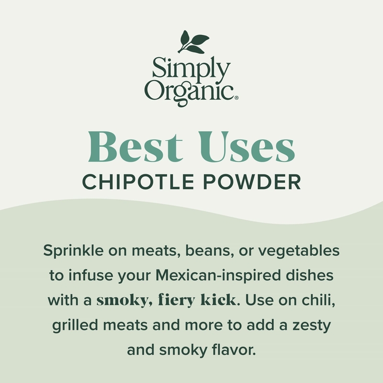 Simply Organic, Органический порошок халапено, 2,65 унции (75 г)