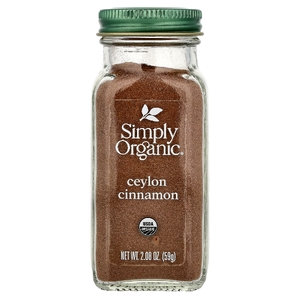 Simply Organic, Органическая цейлонская корица, 2,08 унций (59 г)