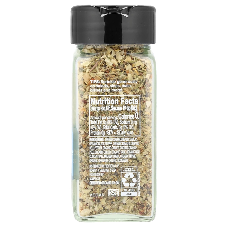Simply Organic, смесь специй для ежедневного использования, универсальная, без соли, 51 г (1,80 унции)
