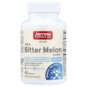Jarrow Formulas, веганский экстракт китайской горькой тыквы, 60 таблеток