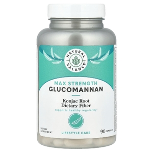 Natural Balance, Глюкоманнан, 90 капсул (666 мг в 1 капсуле)