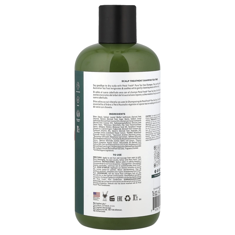 Petal Fresh, шампунь для кожи головы, чайное дерево, 475 мл (16 жидк. унций)
